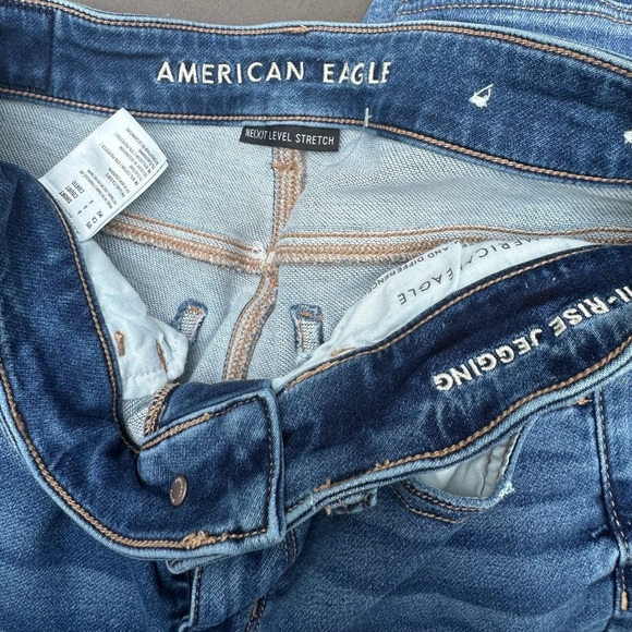 American Eagle Jeans Next Level Stretch Hi Rise Jegging Size 6 Short - Picture 3 of 3